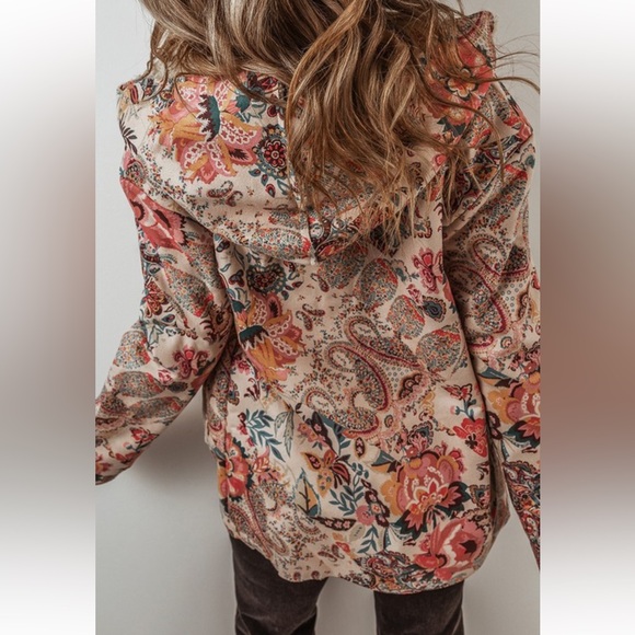 Print hooded jacket - Picture 2 of 3